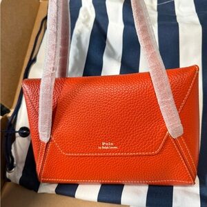 Polo Ralph Lauren Mini Envelope Bag – Sunset Orange